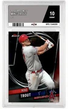 2019 TOPPS FINEST #25 MIKE TROUT MPE 10 GEM/MT — graded card up for auction