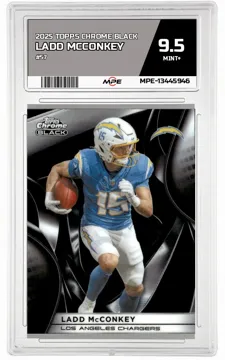 2025 TOPPS CHROME BLACK #57 LADD MCCONKEY MPE 9.5 MINT+ — graded card up for auction