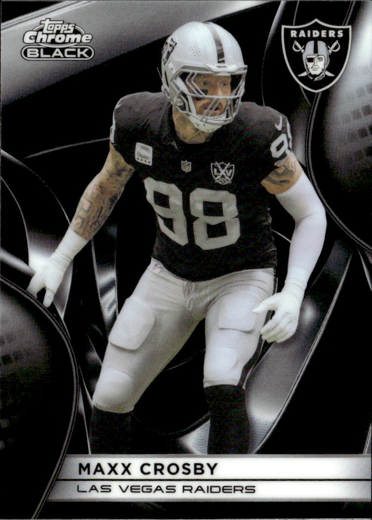 2025 Topps Chrome Black Maxx Crosby graded slab