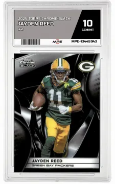 2025 TOPPS CHROME BLACK #41 JAYDEN REED MPE 10 GEM/MT — graded card up for auction