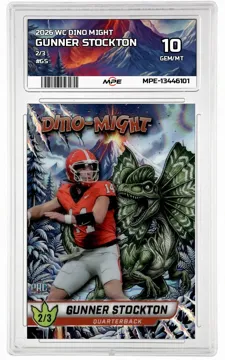 2026 WC DINO MIGHT 2/3 #GS GUNNER STOCKTON MPE 10 GEM/MT — graded card up for auction