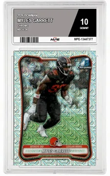 2026 BOWMAN CHROME #BCV-24 MYLES GARRETT MPE 10 GEM/MT — graded card up for auction