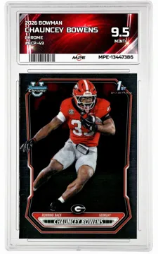 2026 BOWMAN CHROME #BCP-49 CHAUNCEY BOWENS MPE 9.5 MINT+ — graded card up for auction