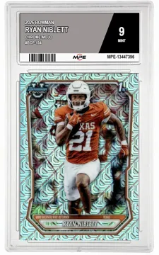 2026 BOWMAN CHROME-MOJO #BCP-154 RYAN NIBLETT MPE 9 MINT — graded card up for auction
