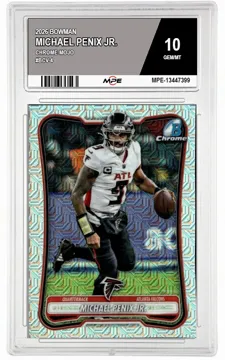 2026 BOWMAN CHROME-MOJO #BCV-4 MICHAEL PENIX JR. MPE 10 GEM/MT — graded card up for auction