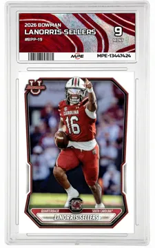 2026 BOWMAN #BPP-19 LANORRIS SELLERS MPE 9 MINT — graded card up for auction