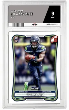 2026 BOWMAN #144 JADARIAN PRICE MPE 9 MINT — graded card up for auction