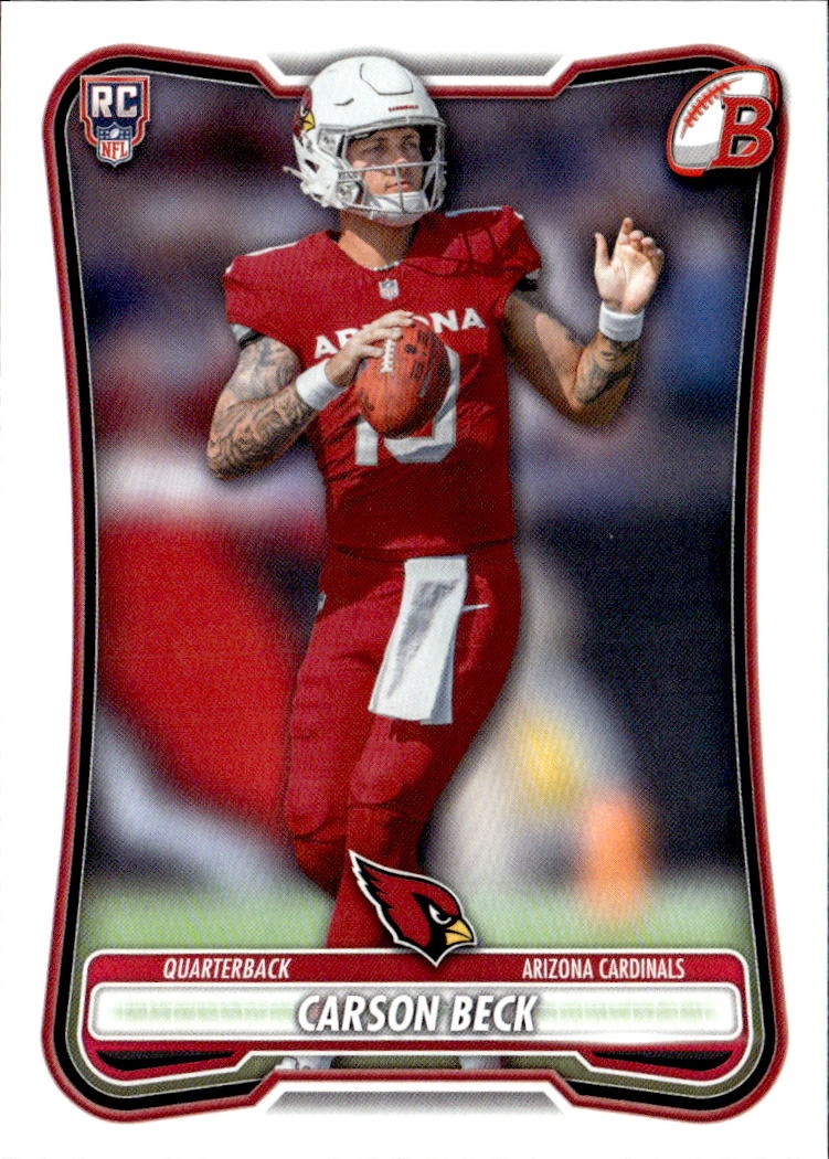 2025 Bowman Carson Beck graded slab