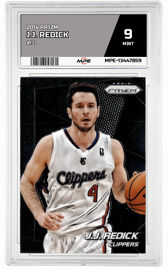 2014 PRIZM #133 J.J. REDICK MPE 9 MINT — graded card auctioned from the MPE vault