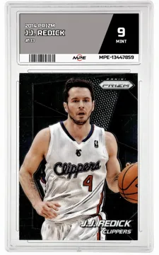 2014 PRIZM #133 J.J. REDICK MPE 9 MINT — graded card up for auction