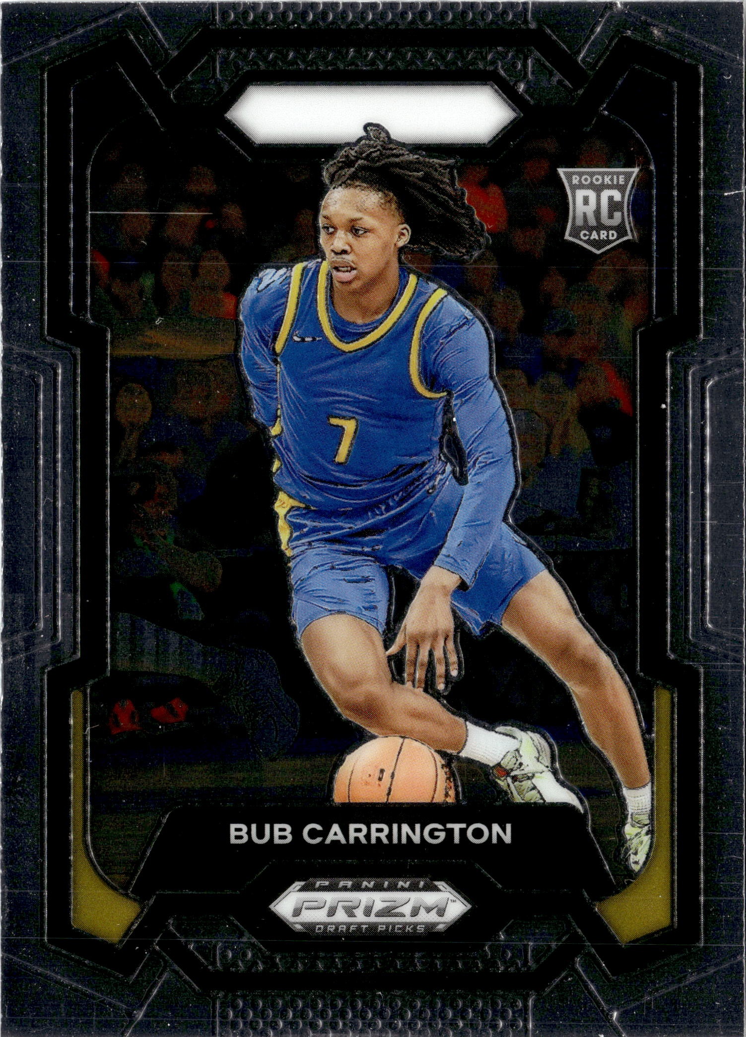 2024 Prizm Draft Picks Bub Carrington graded slab