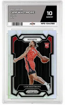 2023 PRIZM Silver #129 CAM WHITMORE MPE 10 GEM/MT — graded card up for auction