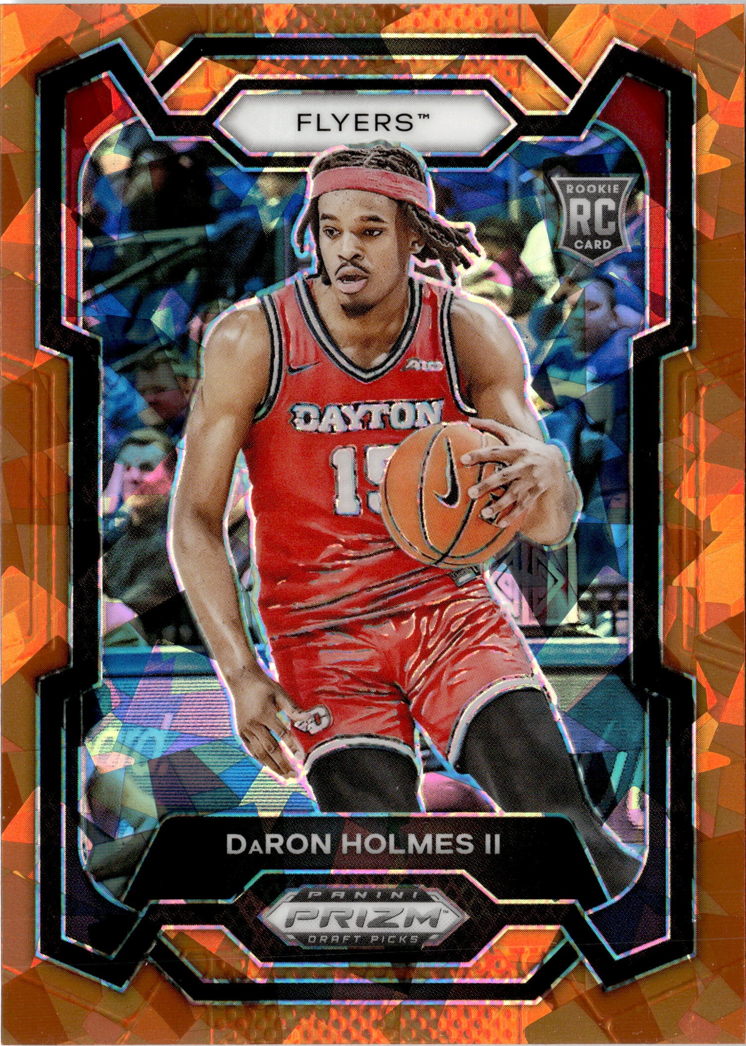 2024 Prizm Draft Picks Daron Holmes II graded slab