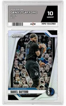 2024 PRIZM SILVER #124 DANIEL GAFFORD MPE 10 GEM/MT — graded card up for auction