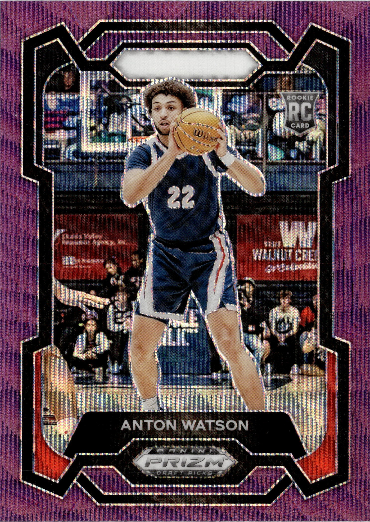2024 Prizm Draft Picks Anton Watson graded slab