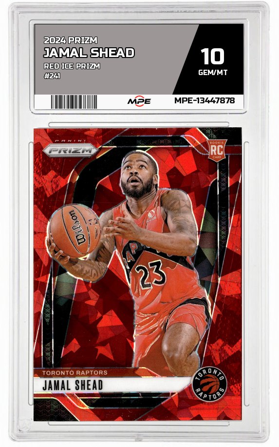 2024 PRIZM RED ICE PRIZM #241 JAMAL SHEAD MPE 10 GEM/MT — graded card auctioned from the MPE vault