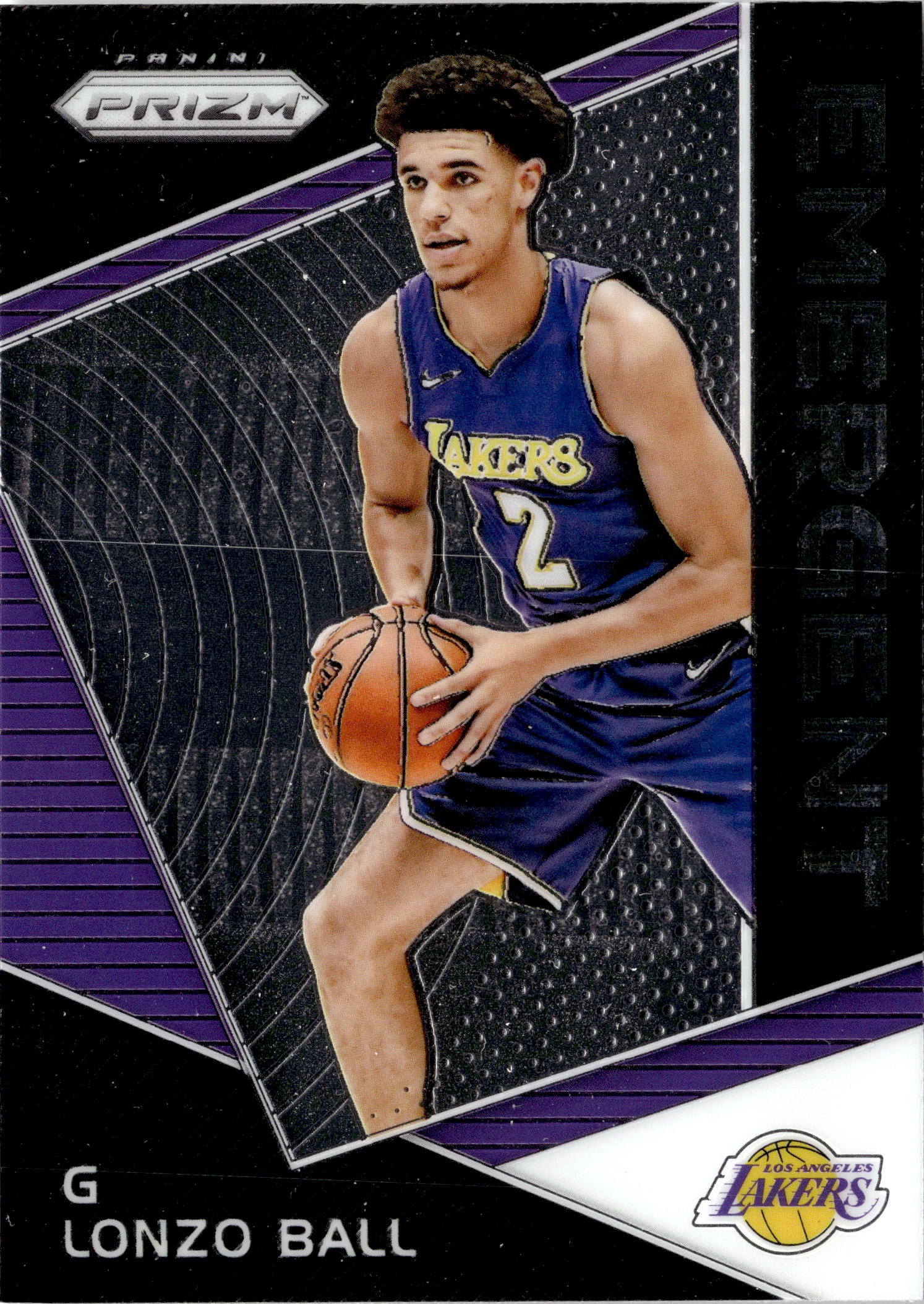 2017 Prizm Lonzo Ball graded slab