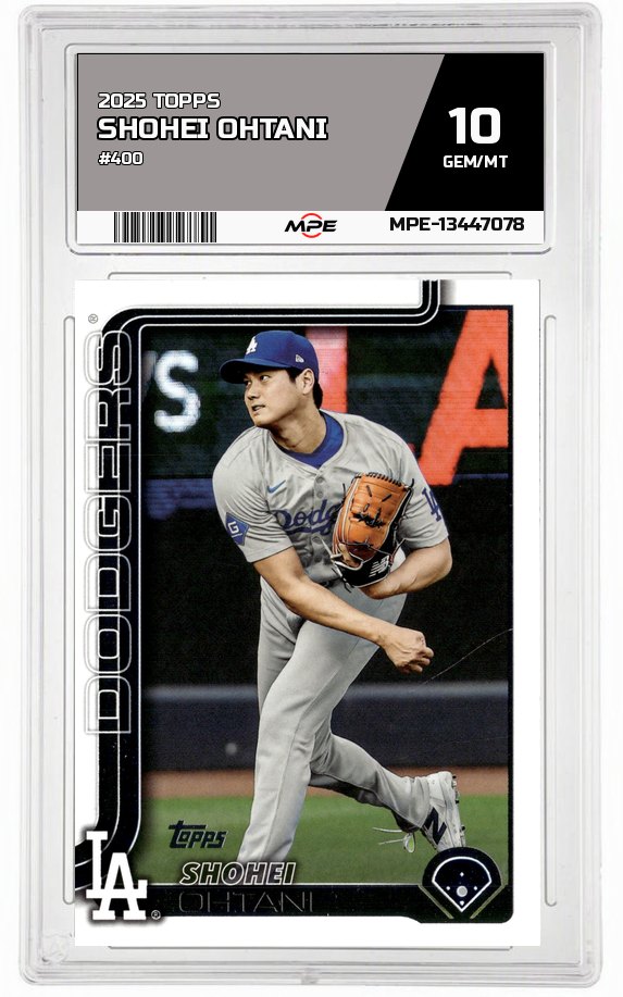 2025 TOPPS #400 SHOHEI OHTANI MPE 10 GEM/MT — graded card auctioned from the MPE vault