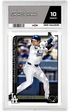 2025 TOPPS #1 SHOHEI OHTANI MPE 10 GEM/MT — graded card up for auction