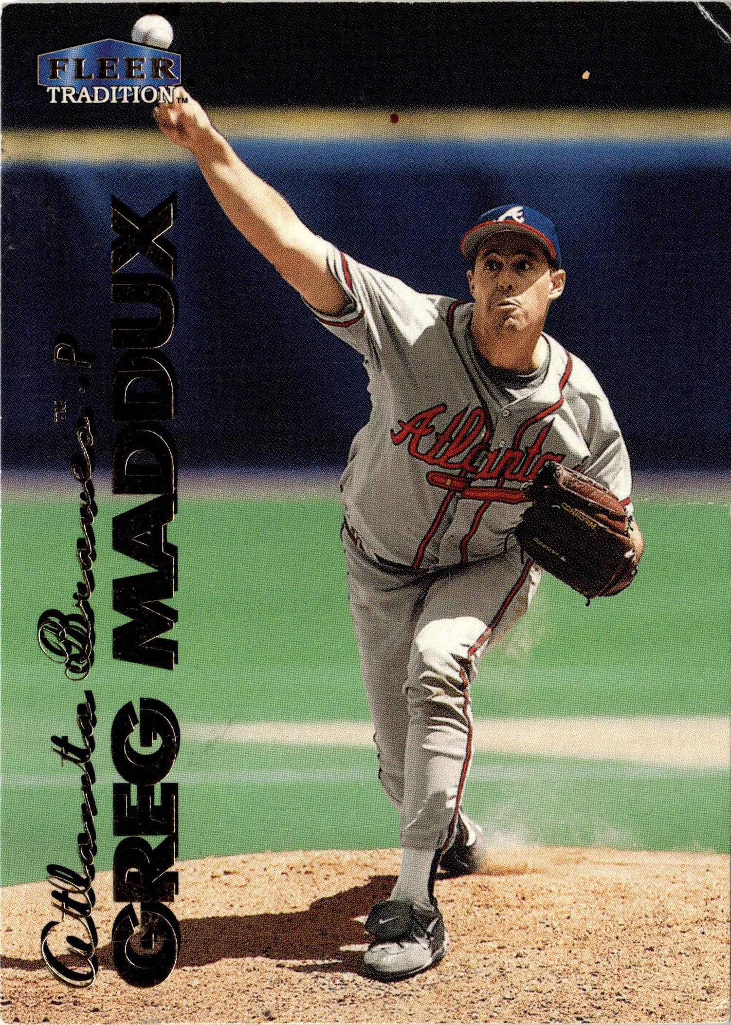 1999 Fleer Tradition Greg Maddux graded slab