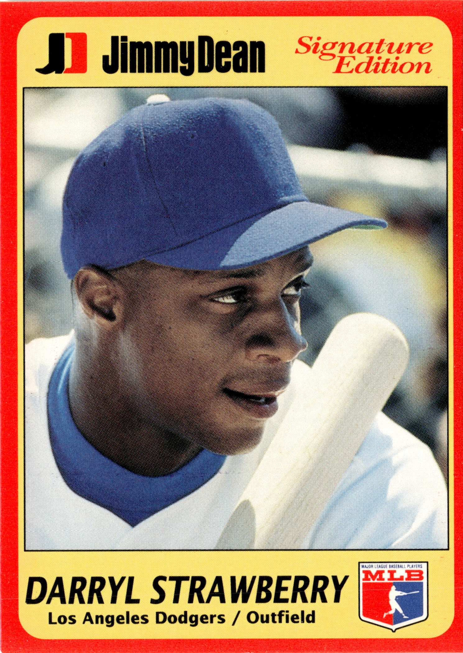 1991 Jimmy Dean Signature Edition Darryl Strawberry graded slab