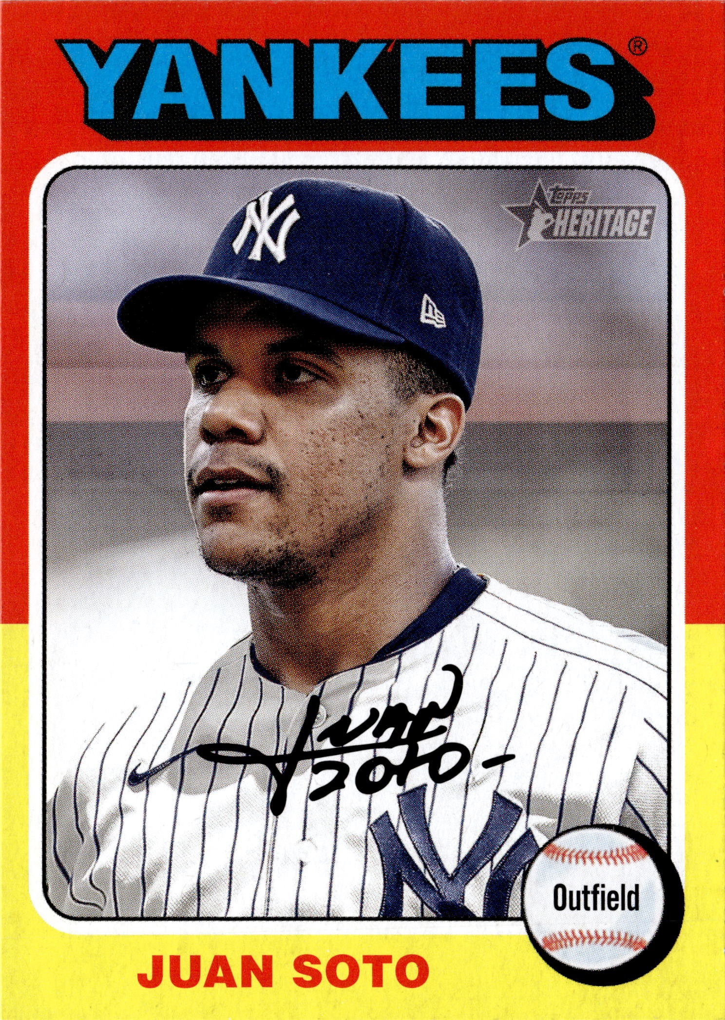 2024 Topps Heritage Juan Soto graded slab