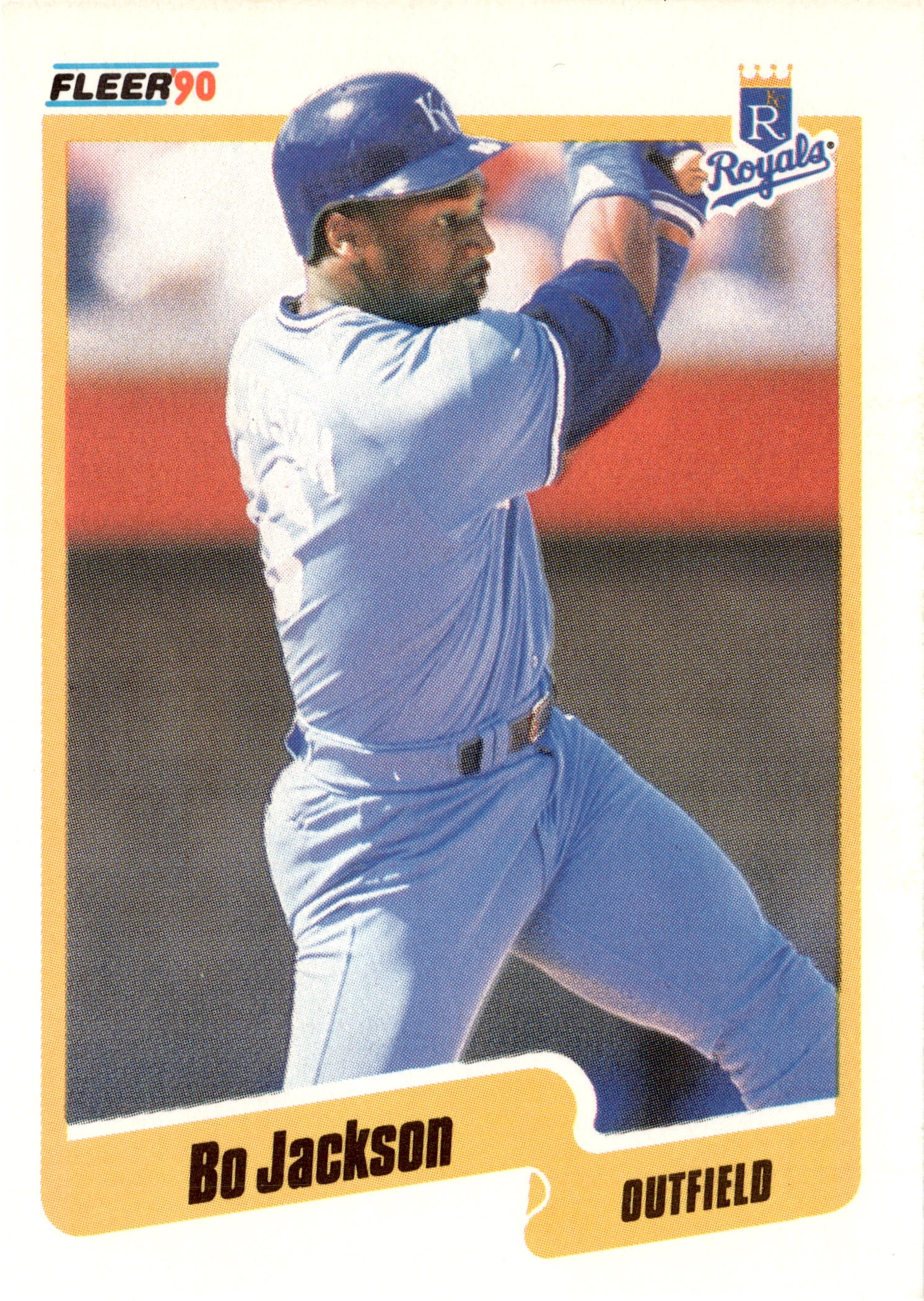 1990 Fleer Bo Jackson graded slab