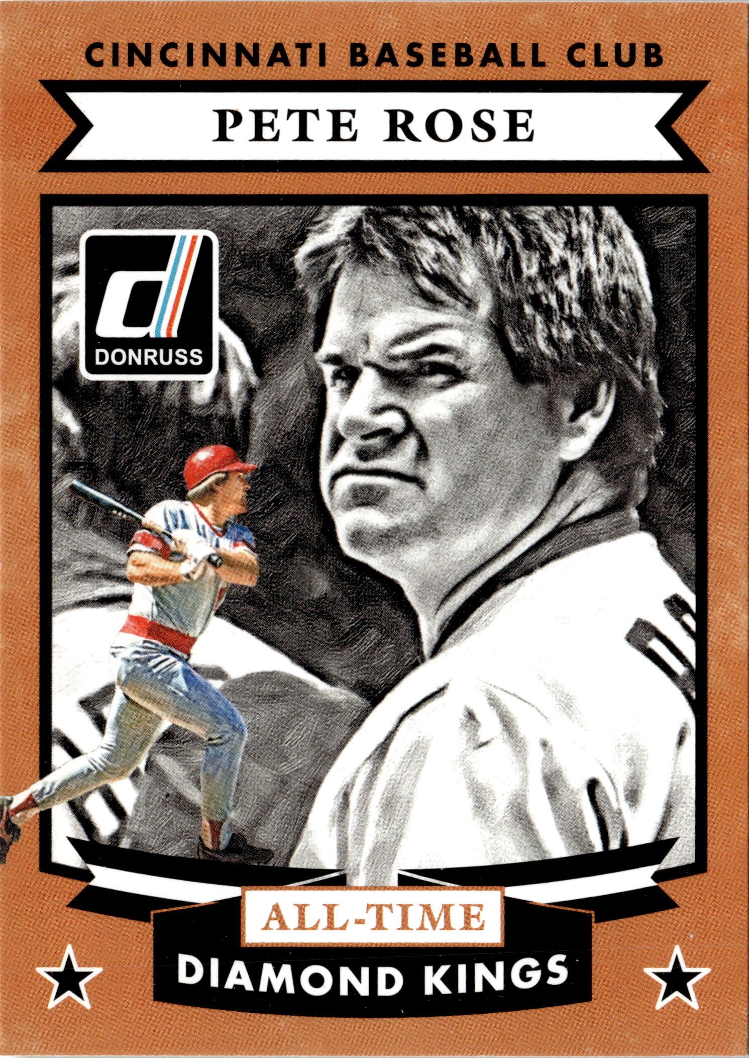 2020 Donruss Diamond Kings Pete Rose graded slab