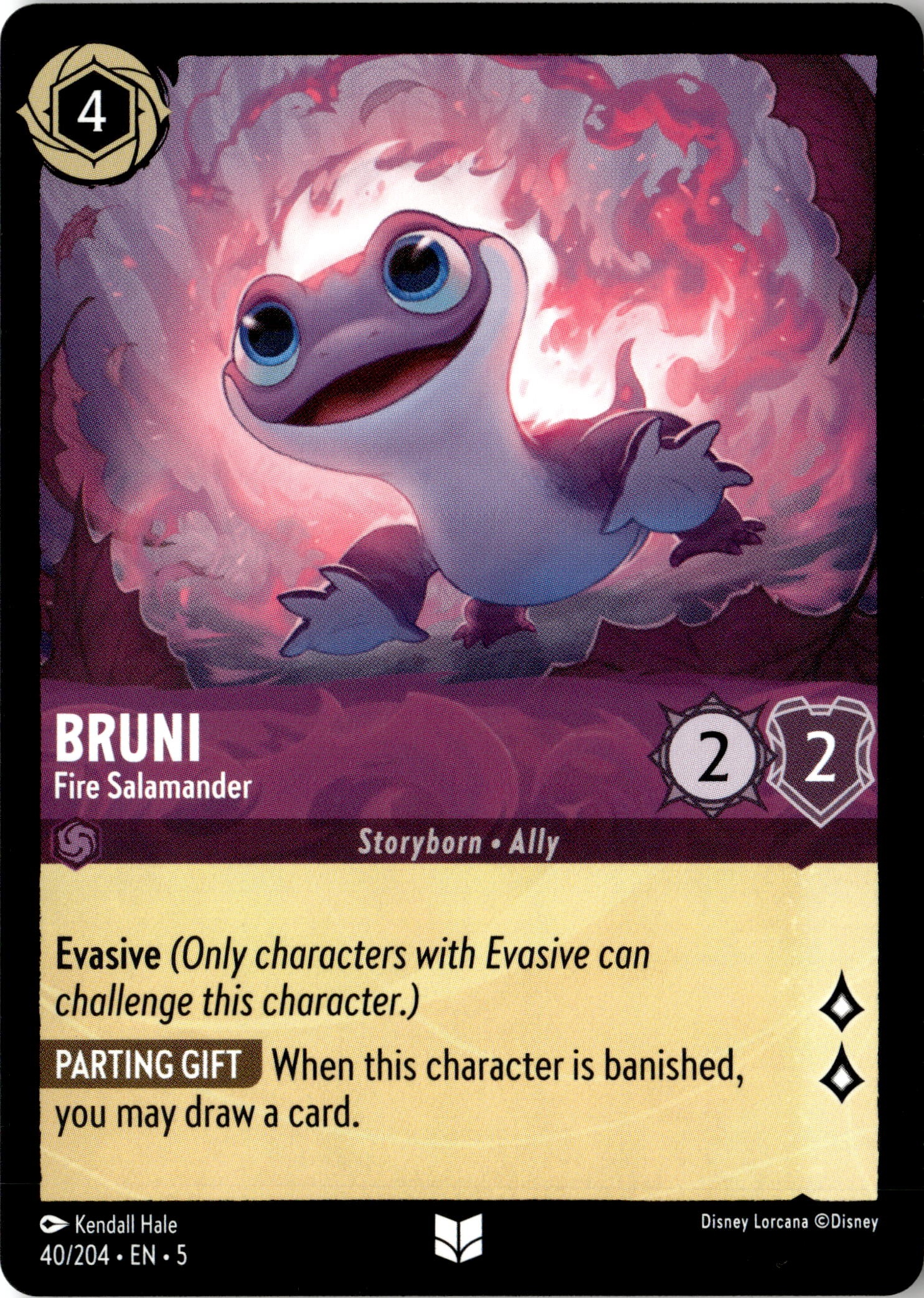 2024 Disney Lorcana En 5 Bruni graded slab
