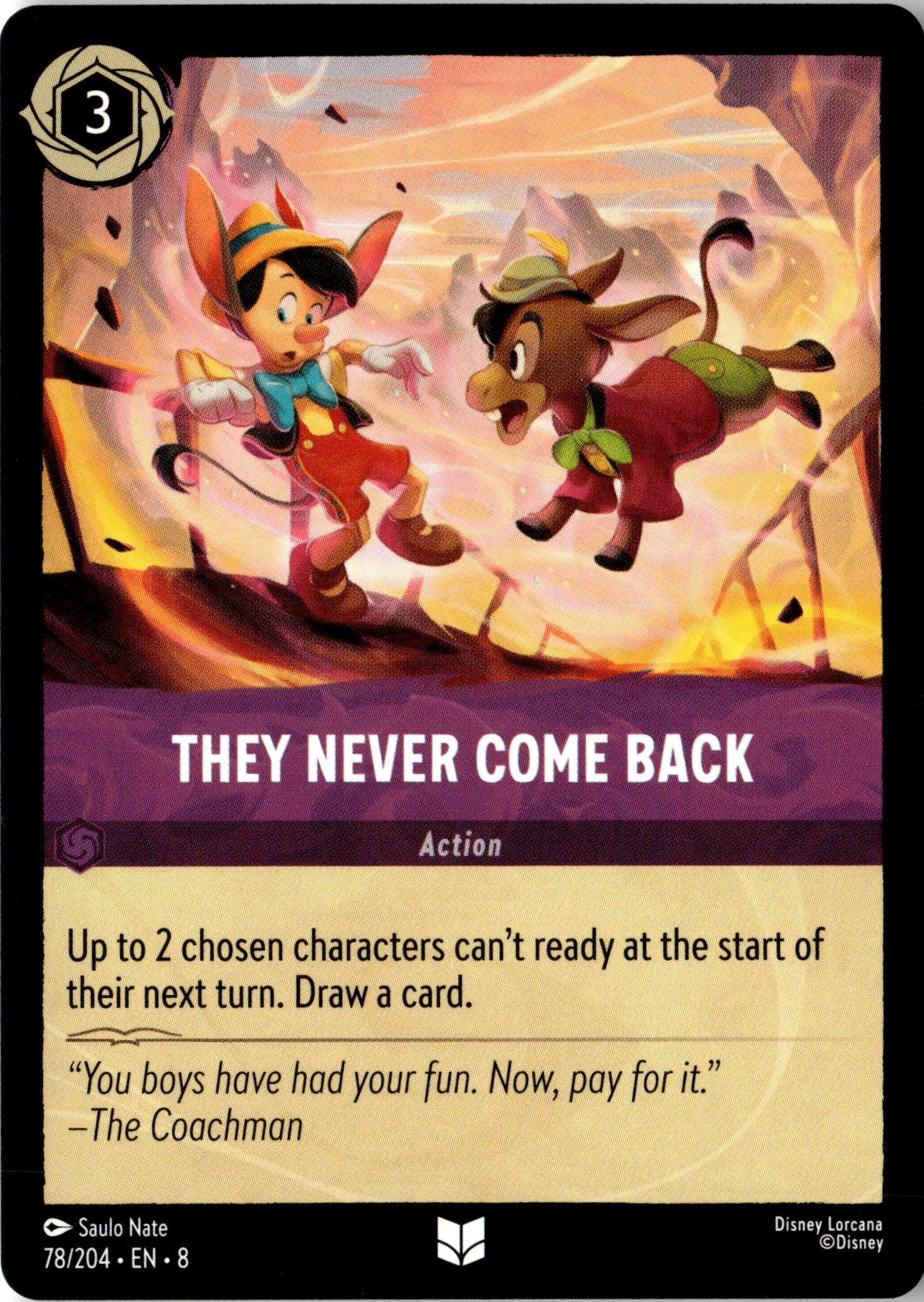 They Never Come Back graded slab