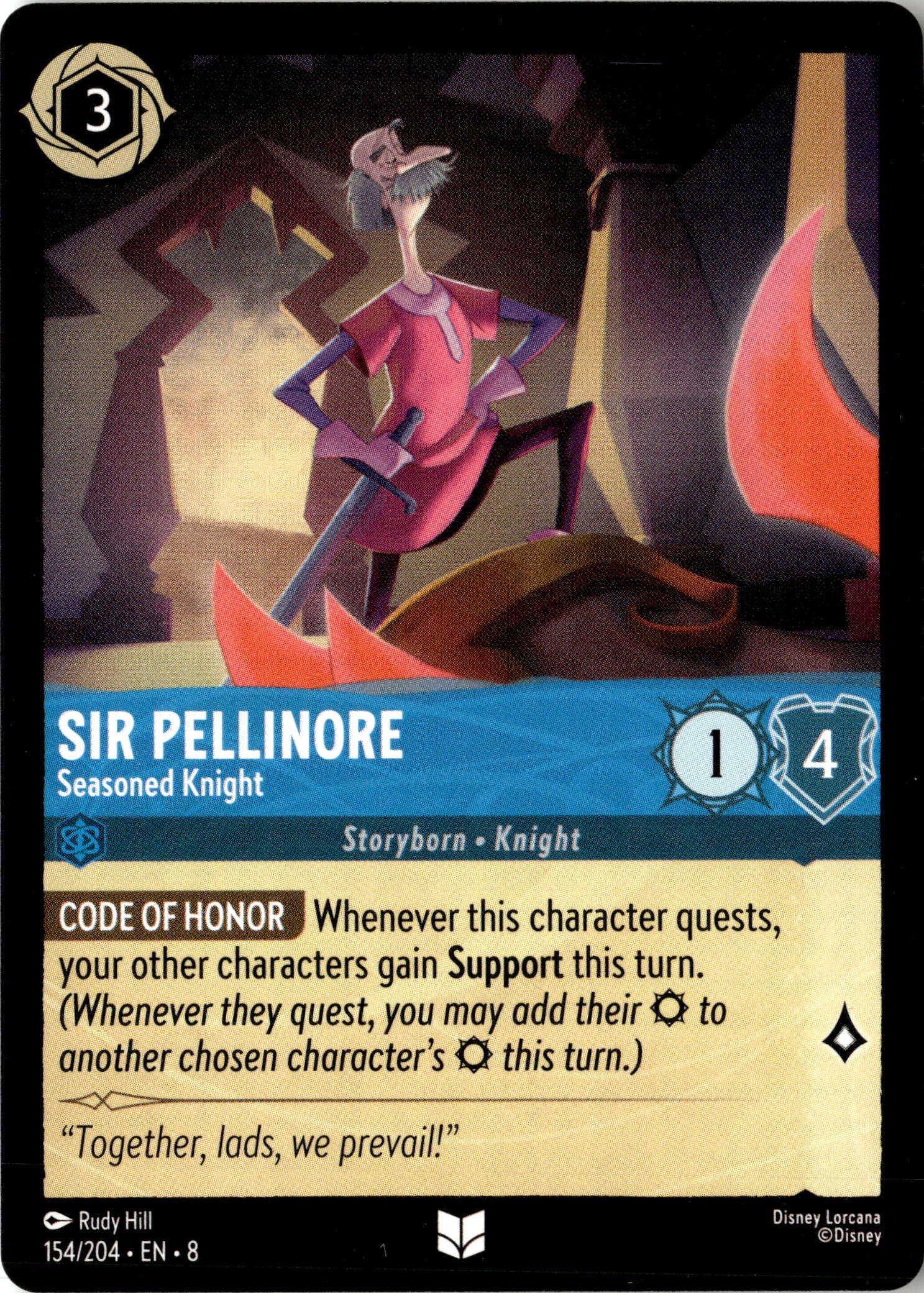 Sir Pellinore graded slab