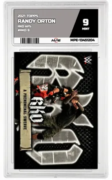 2021 TOPPS RKO APS #RKO-9 RANDY ORTON MPE 9 MINT — graded card up for auction