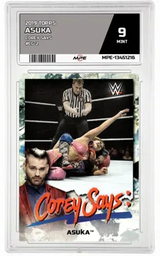 2019 TOPPS COREY SAYS #CG-2 ASUKA MPE 9 MINT — graded card up for auction