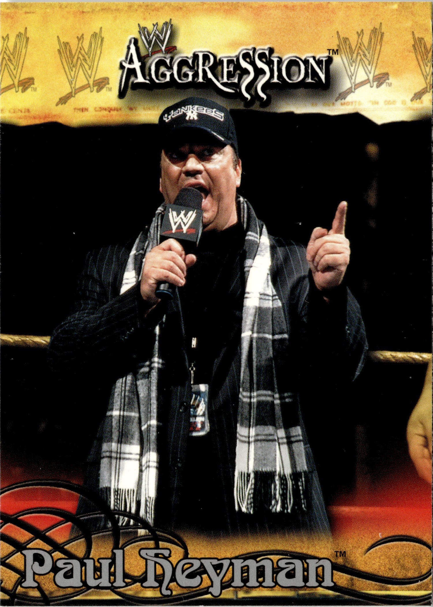 2003 Fleer Paul Heyman graded slab