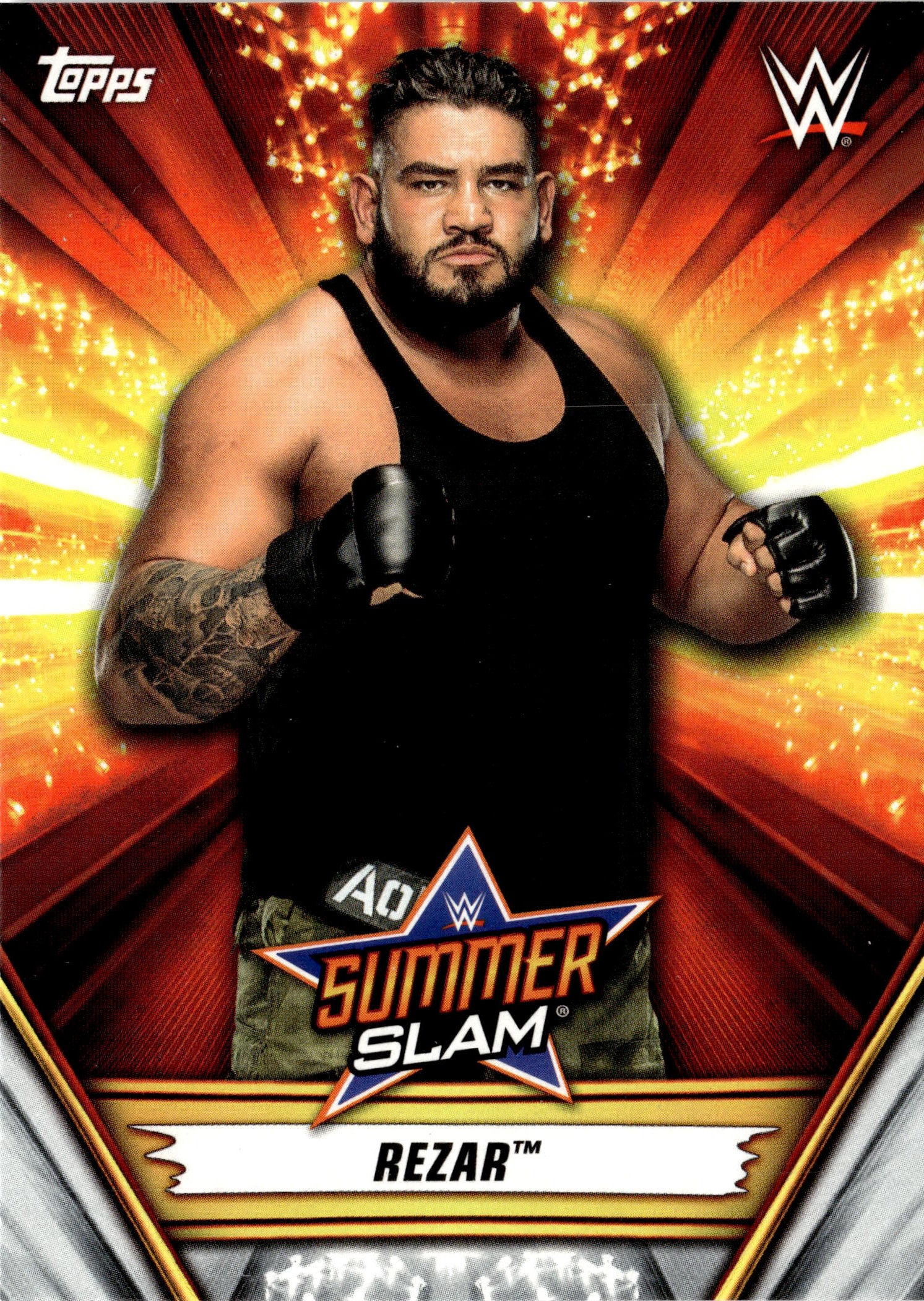 2019 Topps Rezar graded slab
