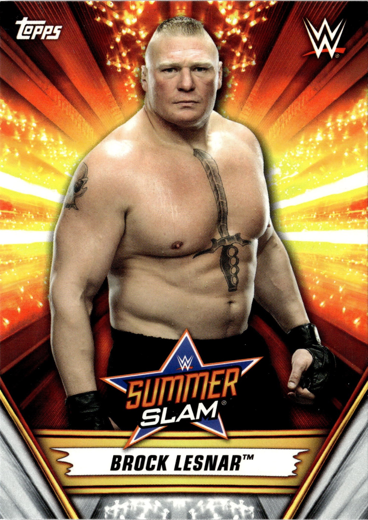 Brock Lesnar graded slab