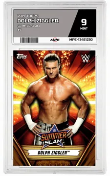 2019 TOPPS SUMMER SLAM #7 DOLPH ZIGGLER MPE 9 MINT — graded card up for auction