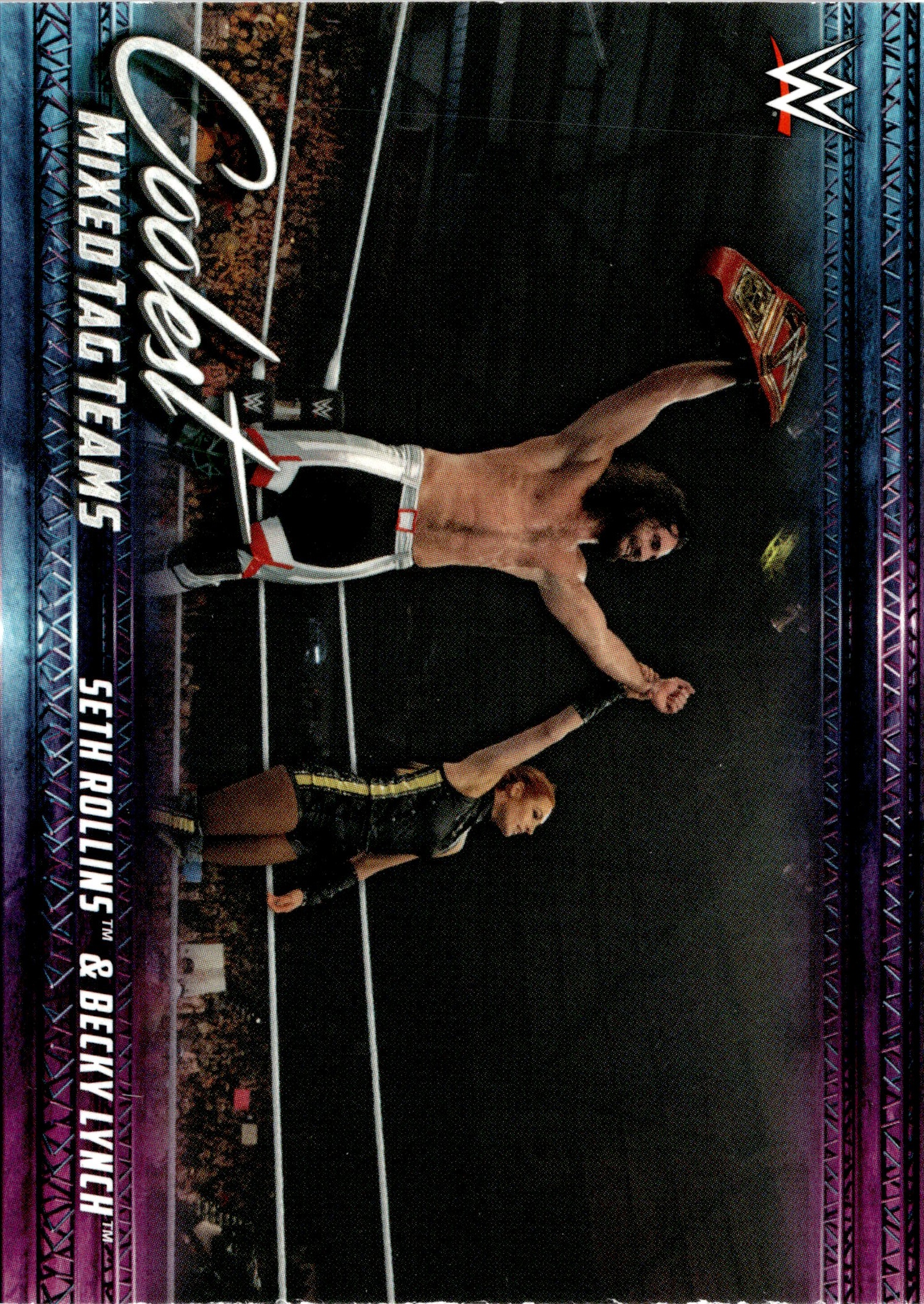 Seth Rollins & Becky Lynch graded slab