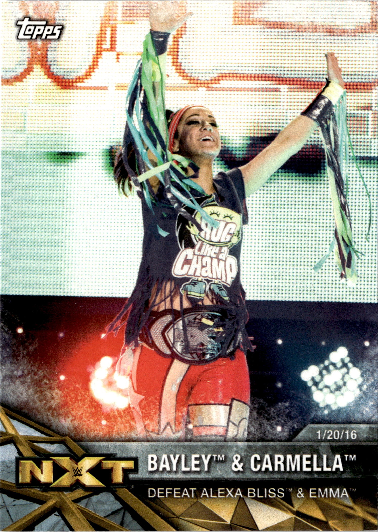 Bayley & Carmella graded slab