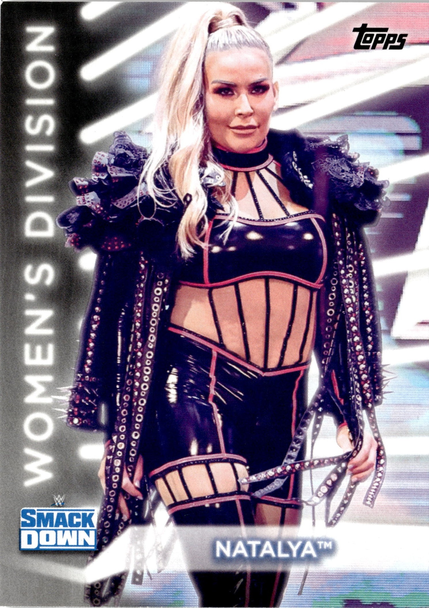 2021 Topps Natalya graded slab