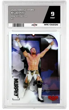 2020 TOPPS CHROME RAW-REFRACTOR #17 MURPHY MPE 9 MINT — graded card up for auction