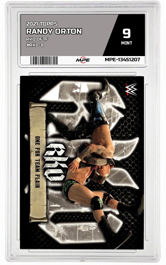 2021 TOPPS RKO OFTF #RKO-8 RANDY ORTON MPE 9 MINT — graded card auctioned from the MPE vault