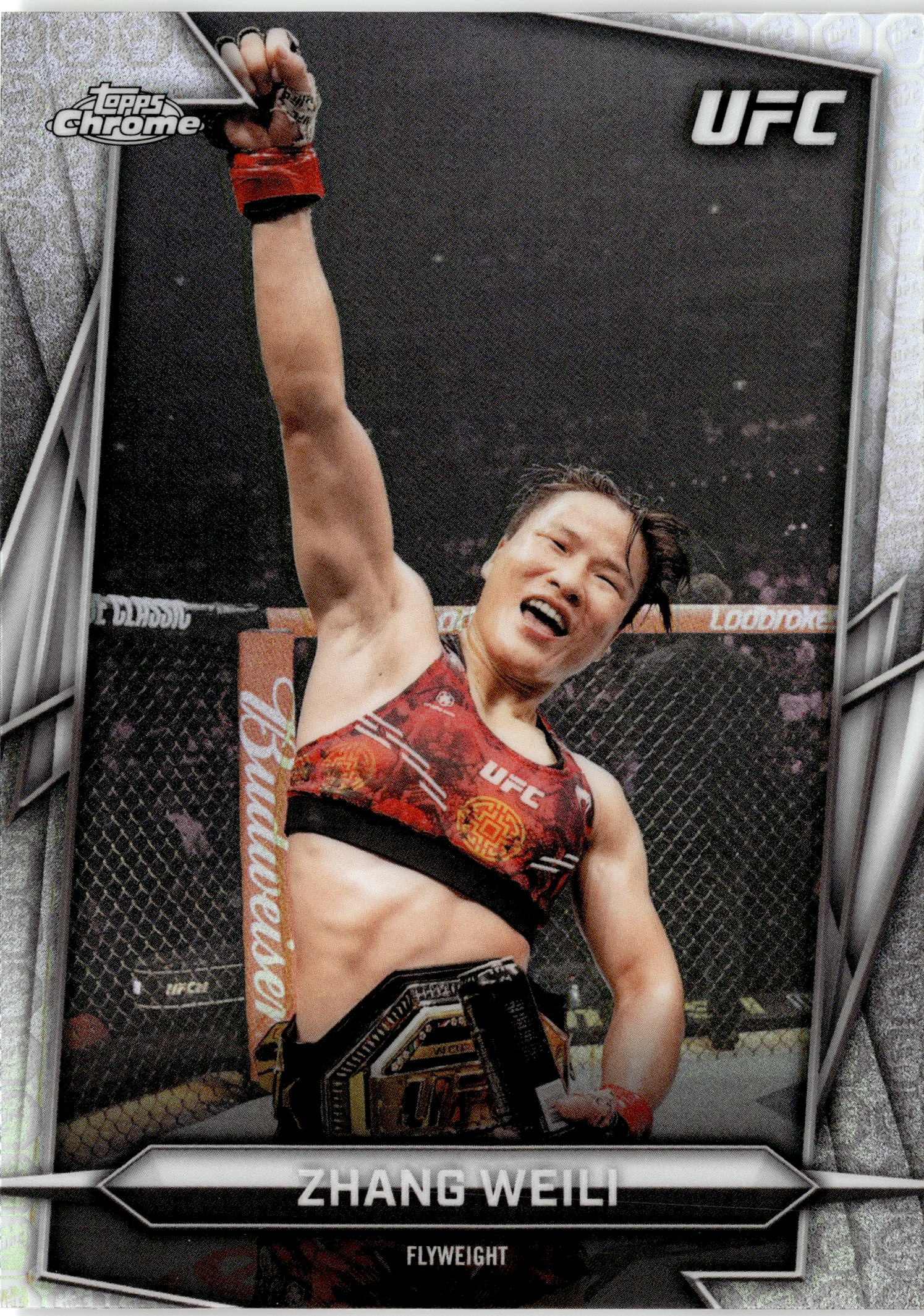 2026 Topps Chrome Zhang Weili graded slab