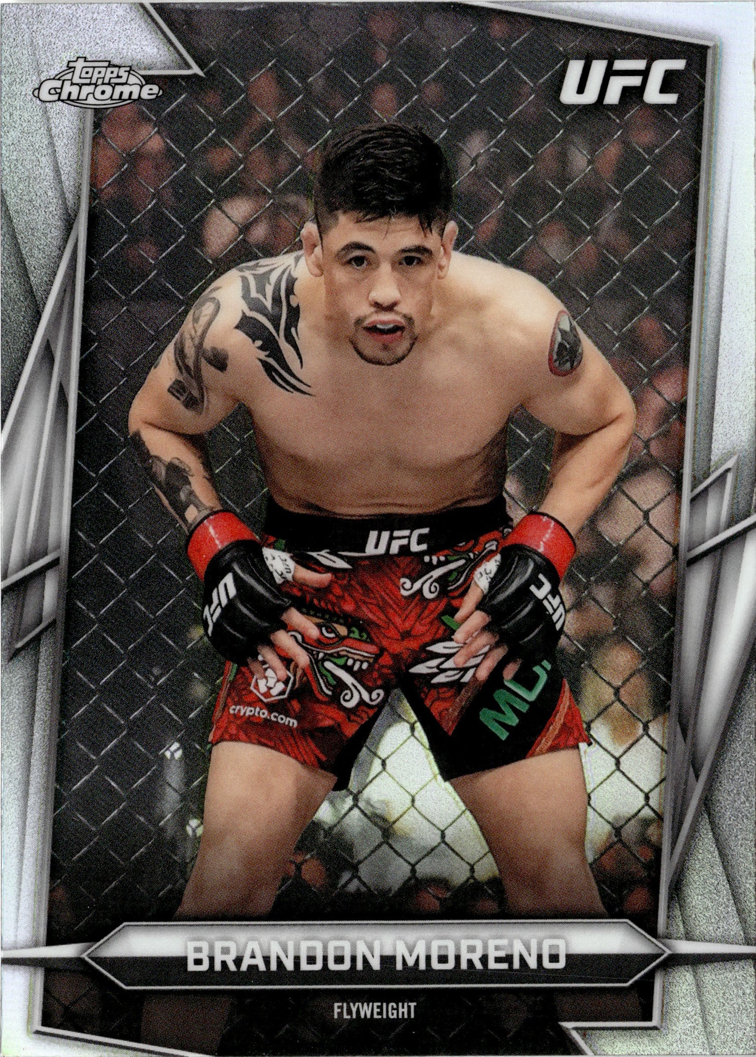 2026 Topps Chrome Brandon Moreno graded slab