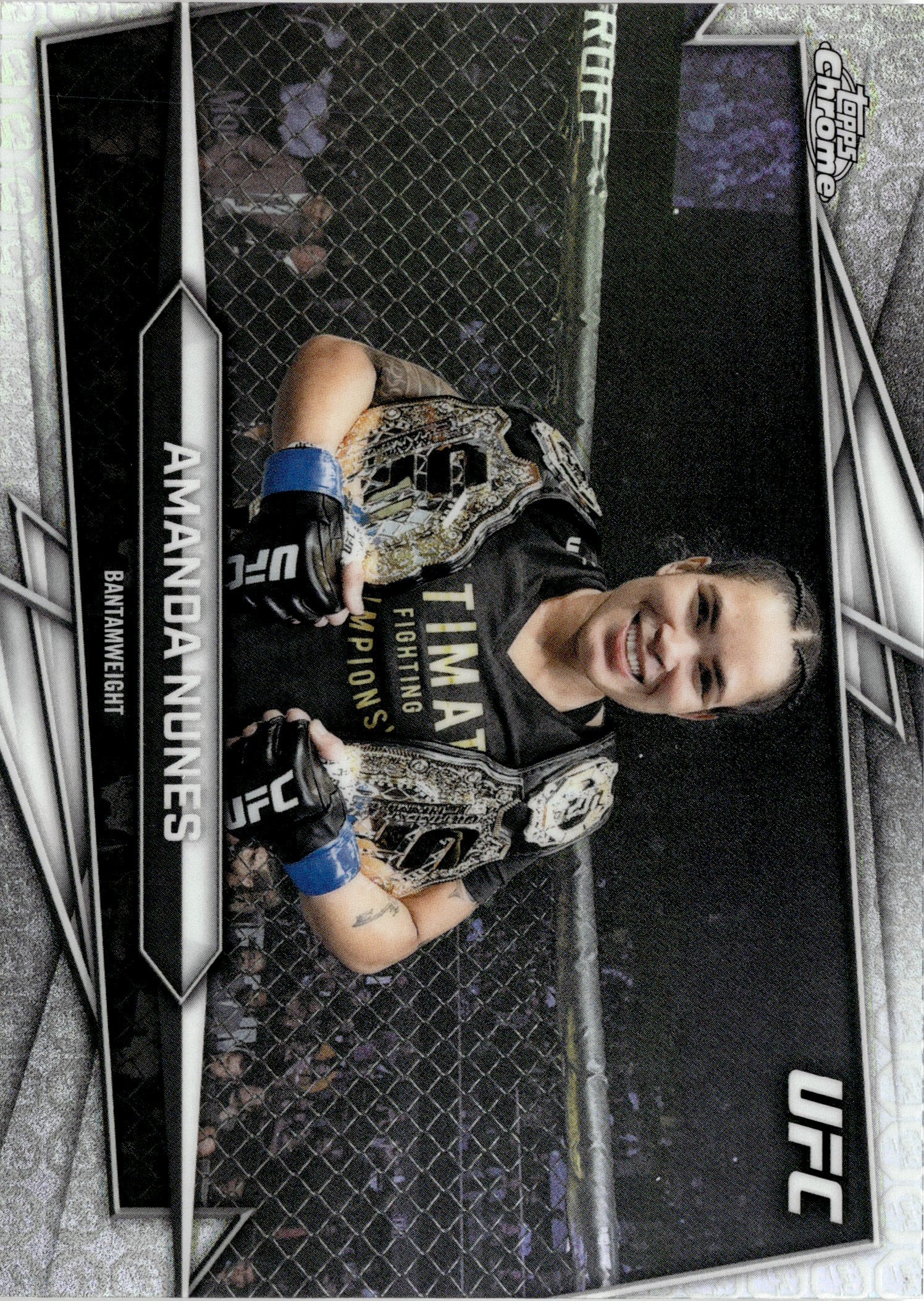 2026 Topps Chrome Amanda Nunes graded slab