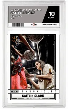 2025 CAITLIN CLARK CHRON SNAPSHOTS #93 CAITLIN CLARK MPE 10 GEM/MT — graded card up for auction