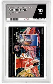 2025 CAITLIN CLARK CHRON STATE OF THE ART #89 CAITLIN CLARK MPE 10 GEM/MT — graded card up for auction