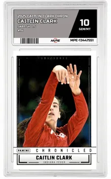 2025 CAITLIN CLARK CHRON SNAPSHOTS #94 CAITLIN CLARK MPE 10 GEM/MT — graded card up for auction