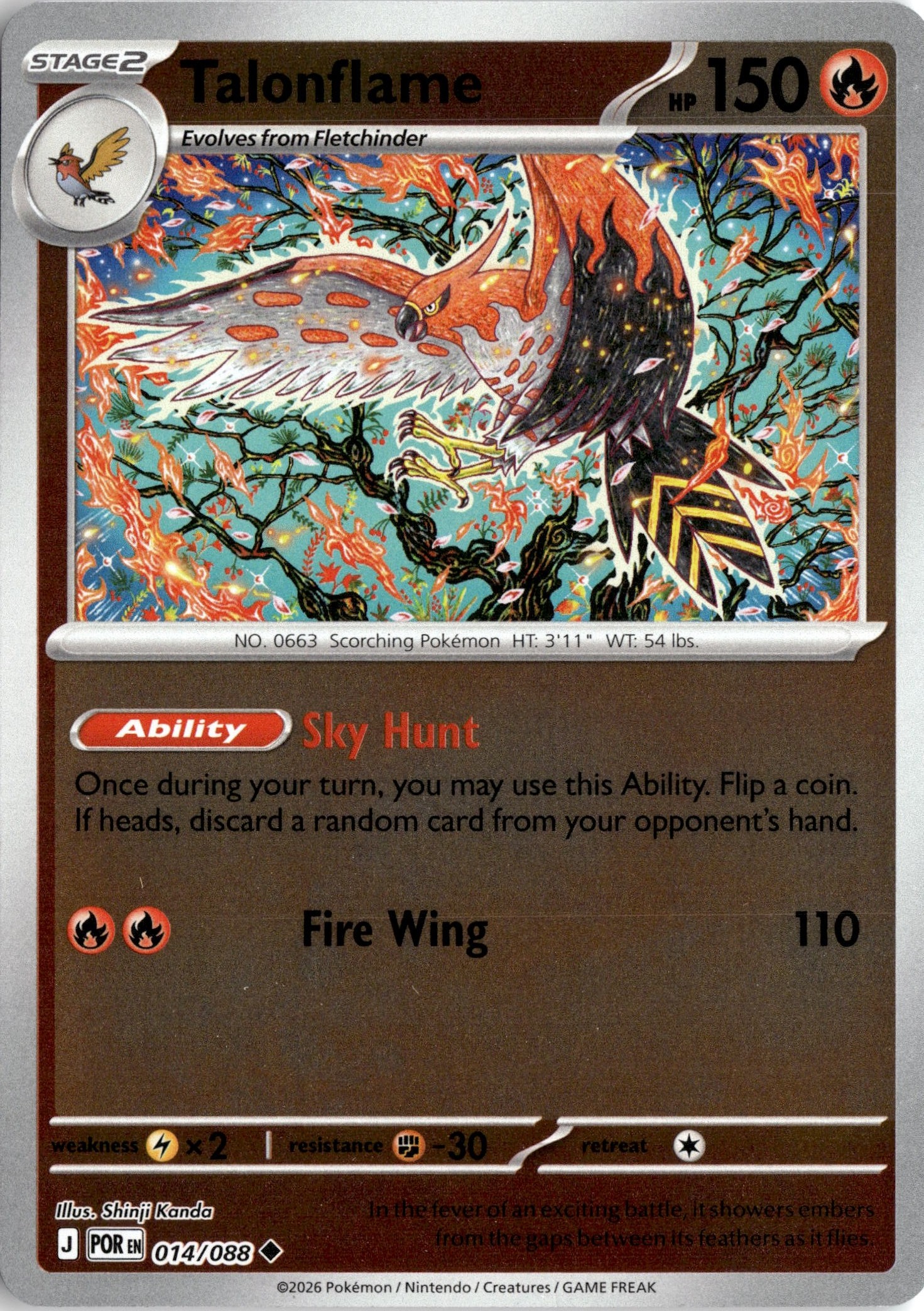 Talonflame graded slab