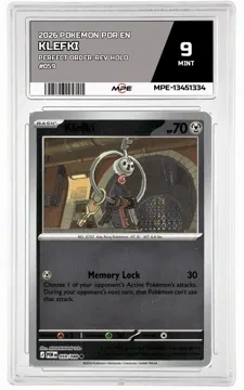 2026 POKEMON POR EN Perfect Order-REV HOLO #059 Klefki MPE 9 MINT — graded card up for auction